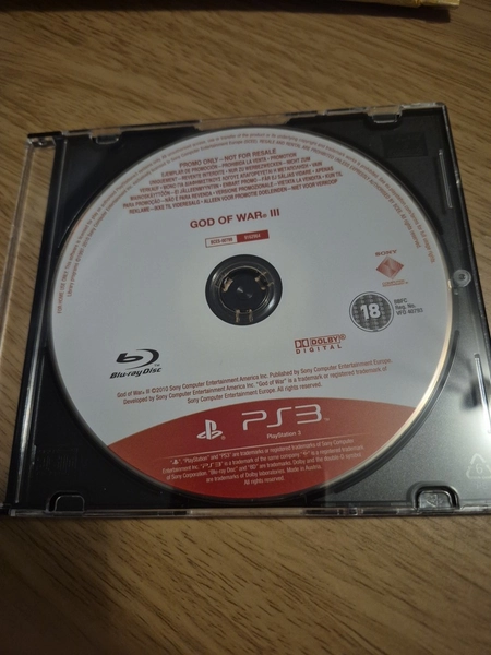 God of War 3 DEMO Sony PlayStation 3 promo Ps3 Rare