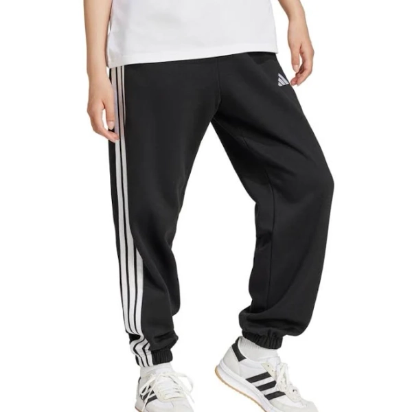 Women's adidas Essentials 3-Stripes Fleece Loose-Fit Pants