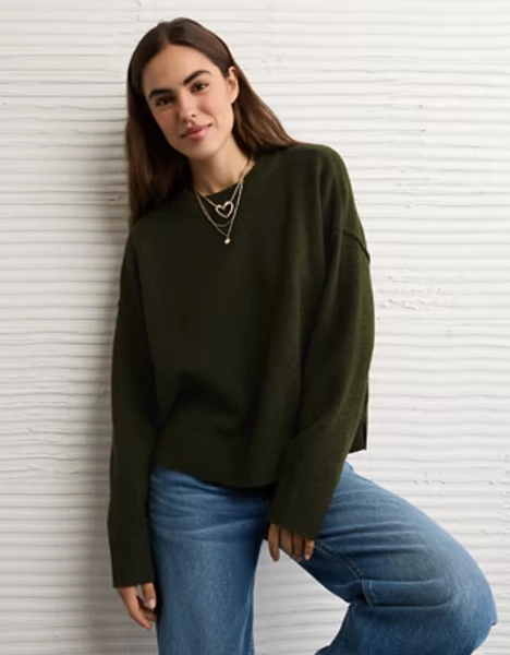 AE Whoa So Soft Classic Crew Neck Sweater