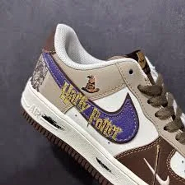 Custom AF1 sneakers, custom Air Force 1 shoes, handmade, cartoon, Hand-drawn graffiti,Harry Potter
