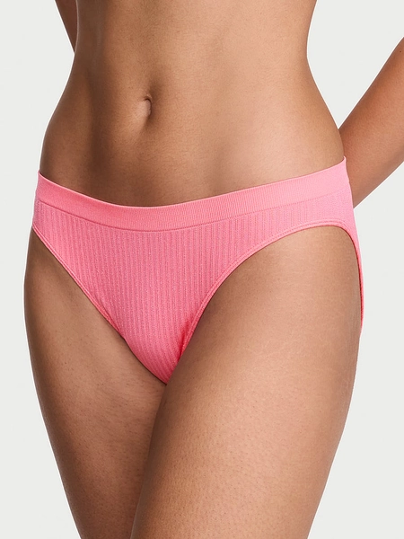 Buy Seamless Sheer Rib Bikini Panty