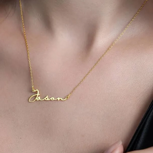 Personalized Sterling Silver Name Necklace