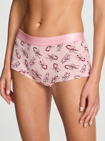 Logo Cotton Boyshort Panty