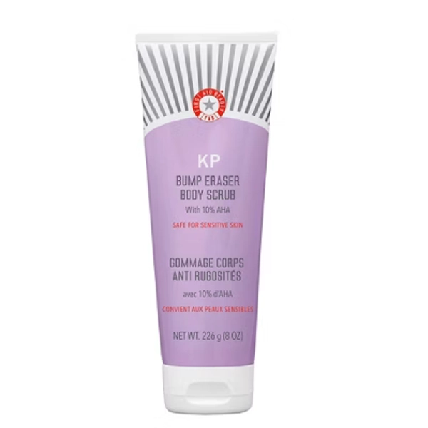FIRST AID BEAUTY KP Bump Eraser Women's Exfoliating Body Scrub for Sensitive to Normal Skin, Fragrance-Free - 8oz - Ulta Beauty