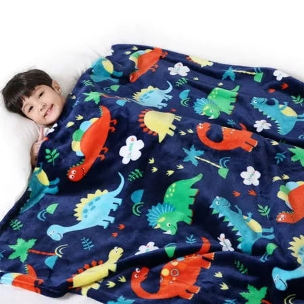 Movanne Kids Dinosaur Throw Blanket