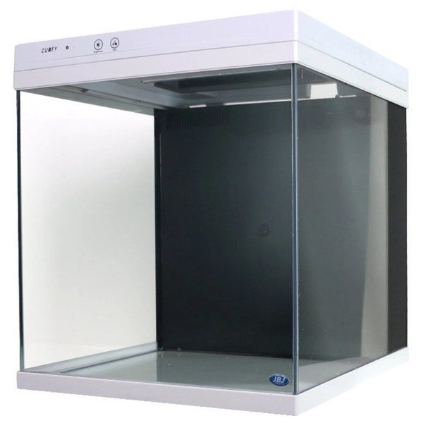 JBJ 10 gal. Cubey Aquarium - White