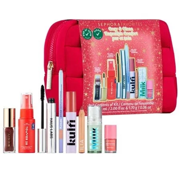 Sephora Favorites Cozy & Clean Makeup Value Set