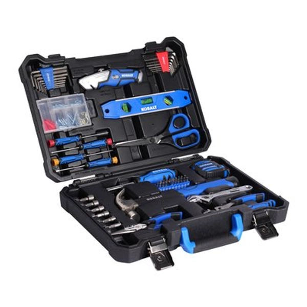 Kobalt 158 -Piece Blue Household Tool Set with Folding Case | 55285