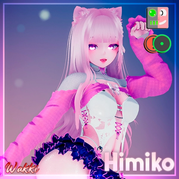 Himiko | VRChat Avatar (PC Only) (Face Tracking) by Wakki on Jinxxy