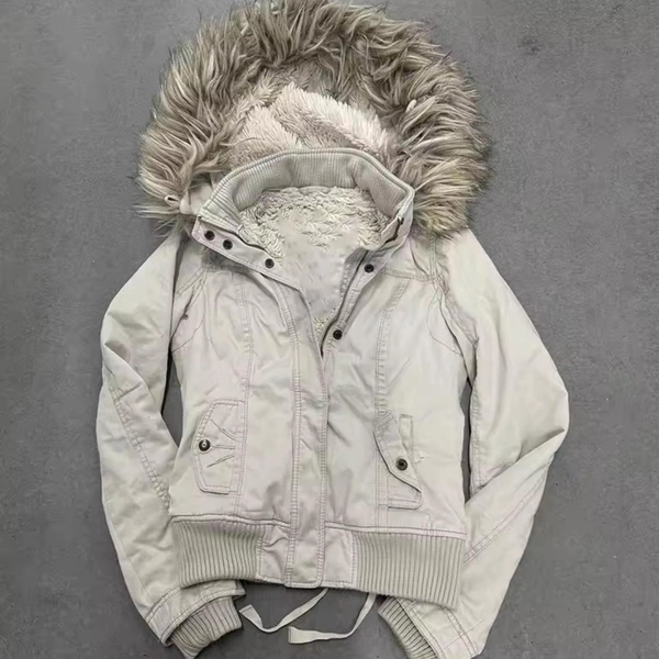 Holster style Women’s Wool-Lined Hooded Jacket Coat...