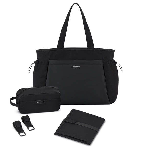 Hellvi Pro Large Diaper Bag Set All Black