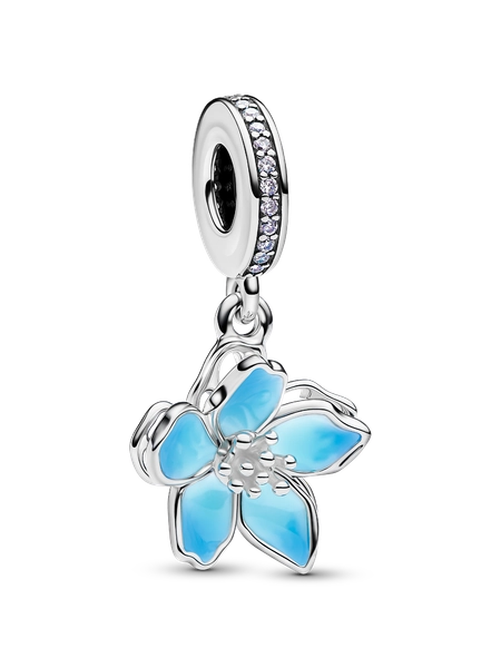 Blue Blossom Dangle Charm