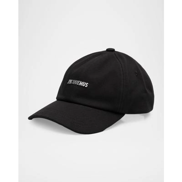 Men's Gadjo Denim Metal-Logo Baseball Cap