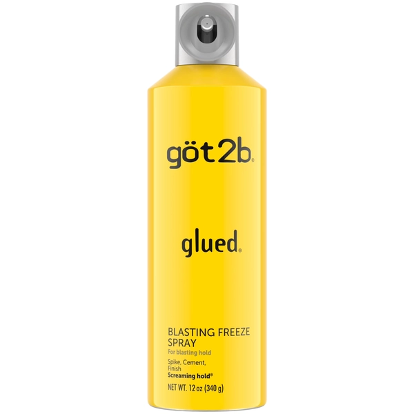 got2b Glued Blasting Freeze Hair Spray, Extra Strong Rigid Hold for Spiked Styles,12 oz - Walmart.com