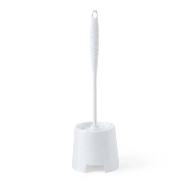 Grey Label Toilet Brush White For Bathroom Cleaning, compact design, white