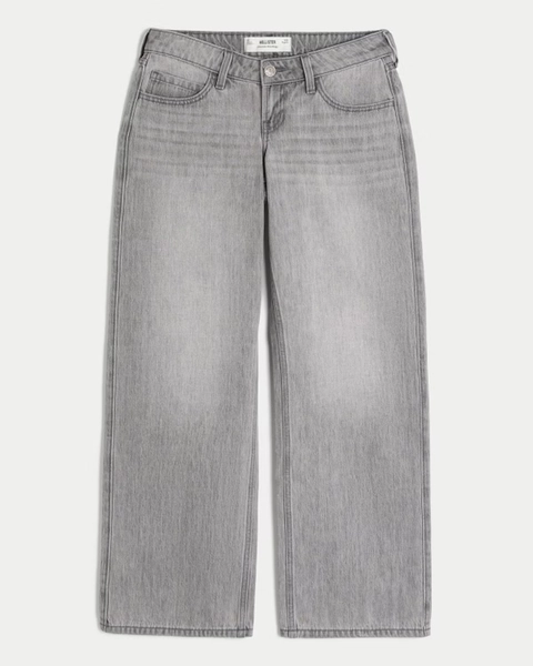 Ultra Low-Rise Baggy Jeans