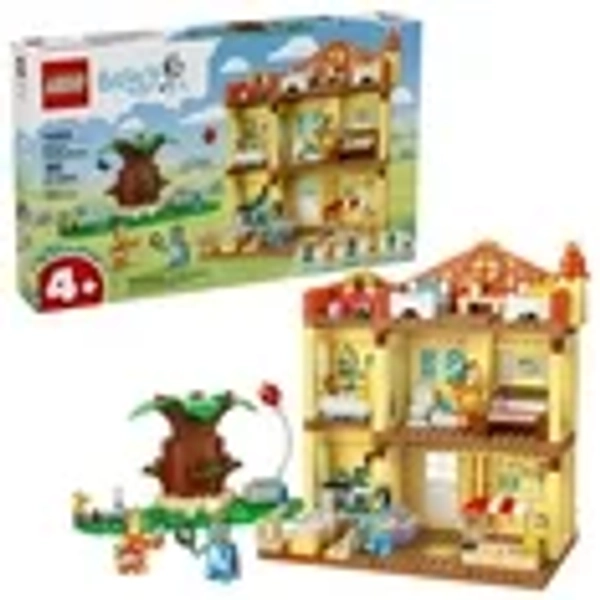 LEGO Bluey: Bluey’s Family House - Toddler Toy for 4 Year Old Boys and Girls - House Playset Includes Bluey and 5 Popular Characters - Great Birthday Gift Idea for Preschoolers - 11203