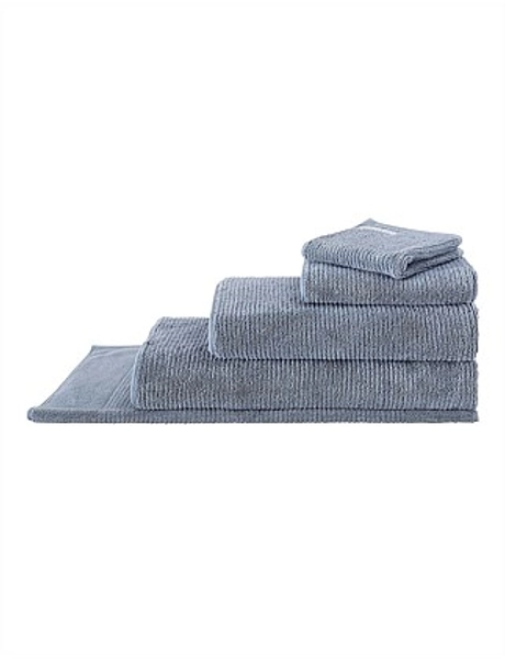 LIVING TEXTURES BATH TOWEL IN ORIENT BLUE - orient blue - Bath Towel