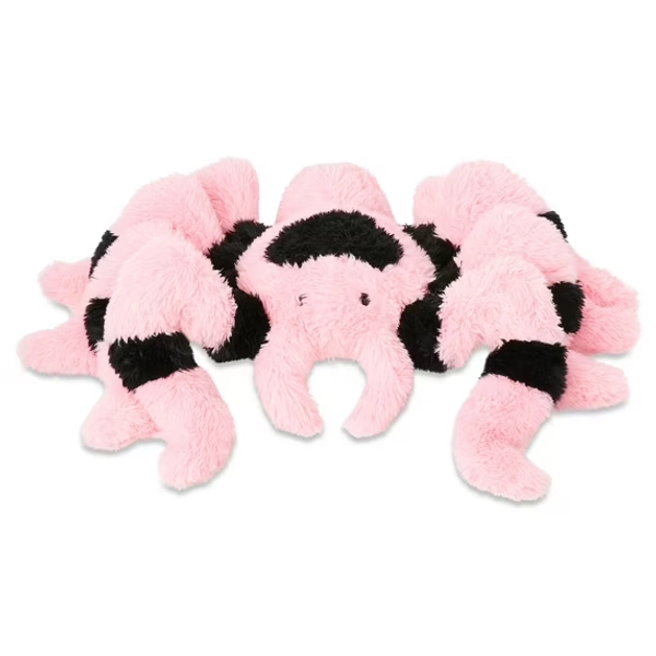 Jumbo Spider Plush, Pink and Black, 45", Valentine's Day Gifts for Loved One