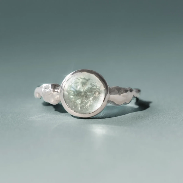 Memory Pool Silver Ring