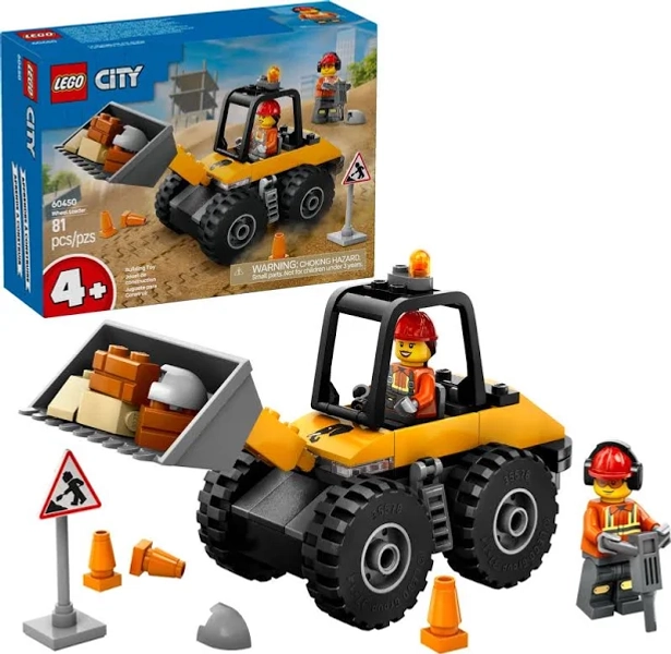 LEGO City Yellow Construction Wheel Loader