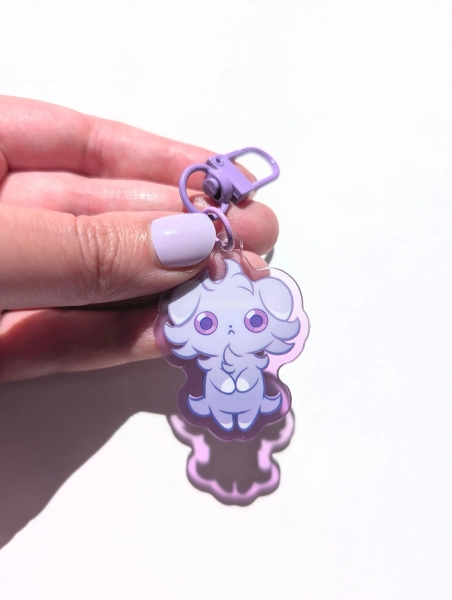 Espurr Mini Keychain Charm