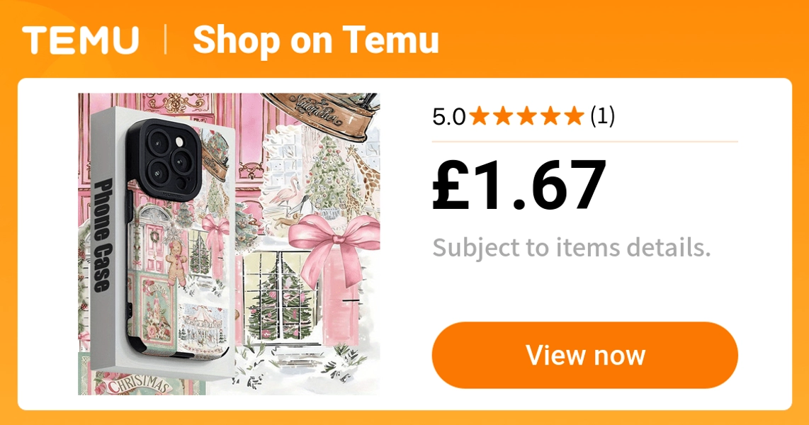 pink christmas element collage phone case   16   - Temu United Kingdom