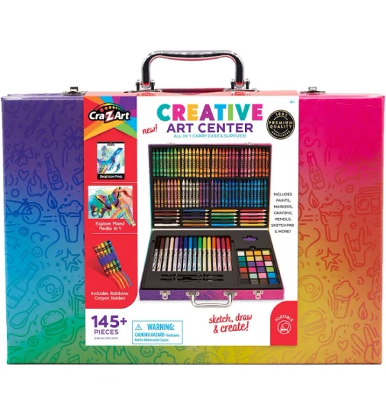 Cra-Z-Art Creative Art Center Case Drawing Set