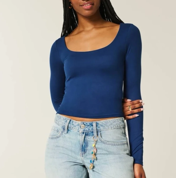 Hollister Women's Seamless Scoop Top