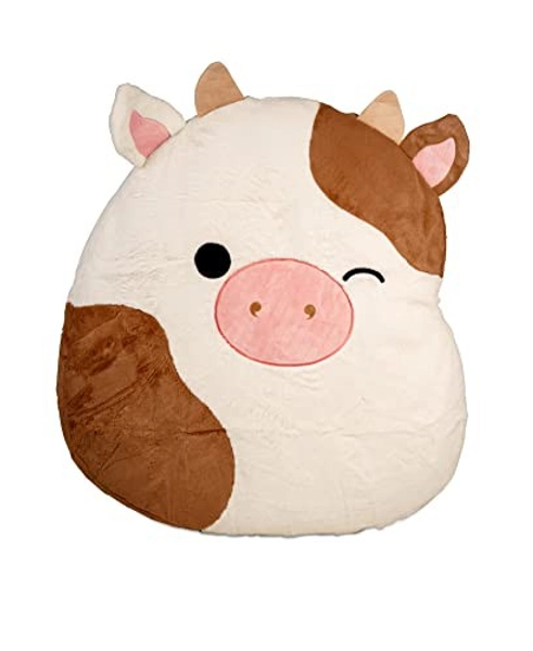 BigMouth X Squishmallows Inflat-A-Pal, Inflatable Floor Lounger, Inflatable Floor Pillow or Floor Cushion, Hand Air Pump Included