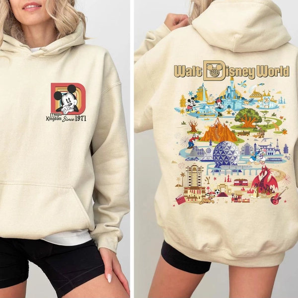 Walt Disney World Sweatshirt, Vintage Disneyworld Sweatshirt, Magic Kingdom 1971 Hoodie, Disney Trip Sweater, Disneyworld Trip Sweater, WDW - Etsy
