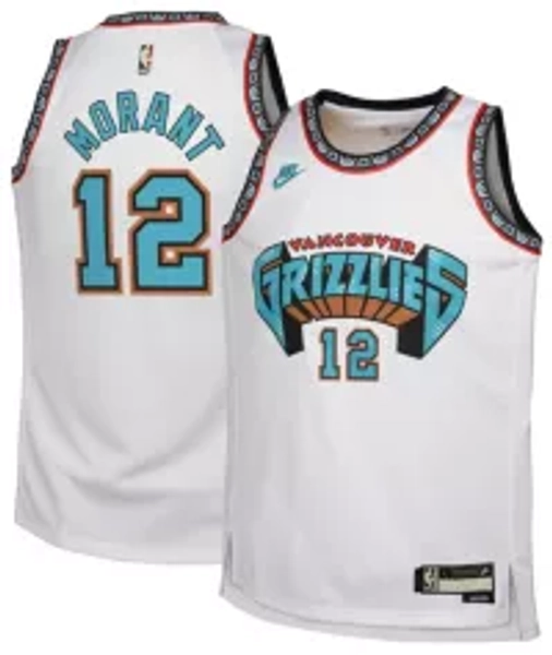 Nike Youth Memphis Grizzlies Ja Morant #12 Hardwood Classics Swingman Jersey