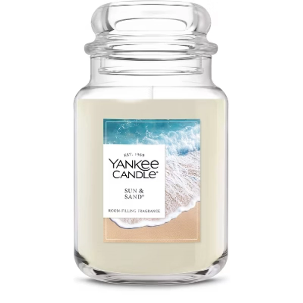 Original Large Sun and Sand Jar Candle 22oz - Yankee Candle