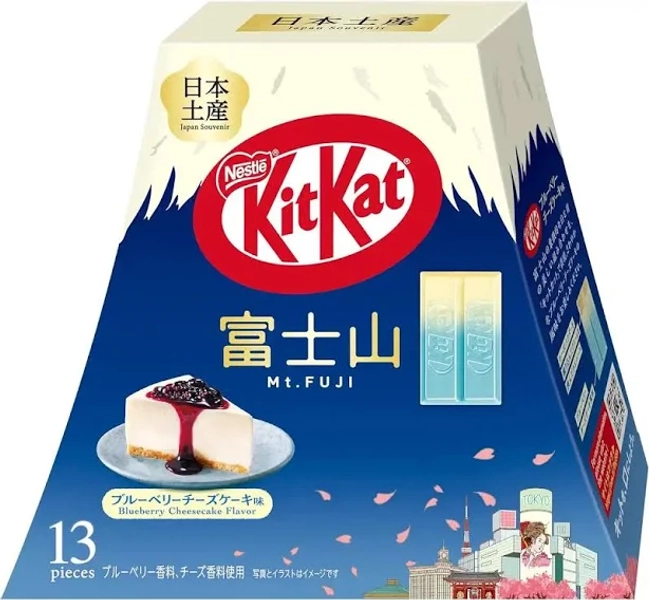 Nestle KitKat Blueberry Cheesecake Flavor MT Fuji Pack of 13