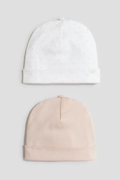 2er-Pack Beanies aus Baumwolle