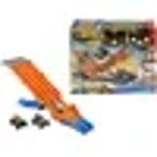 Mattel - Hot Wheels Monster Trucks Race Down Destruction Playset