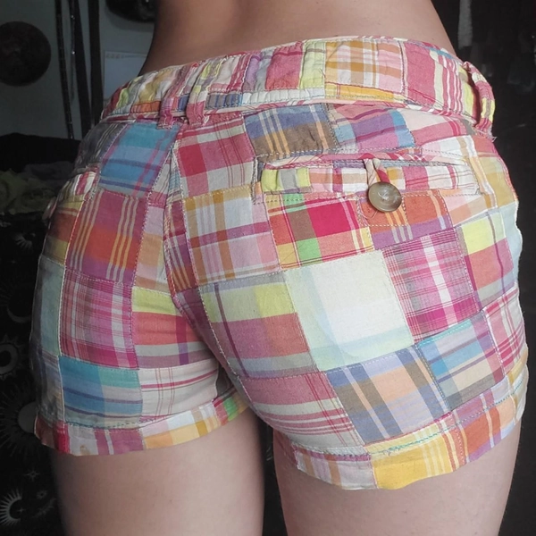 Super cute American Eagle Outfitters colorful plaid...