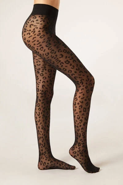 Calzedonia 30 Denier Sheer Animal Pattern Tights