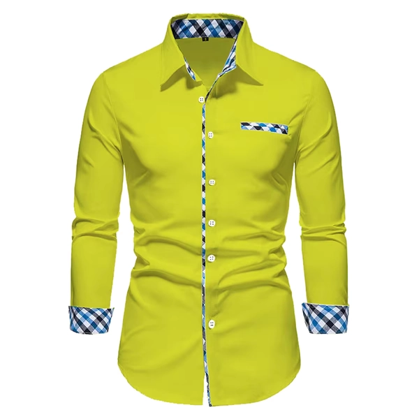2023 Men's Hot Selling Business Office Long Sleeve Solid Color Spliced Shirt Outdoor Street Leisure High Quality Fabric Polo Top - AliExpress 200000343