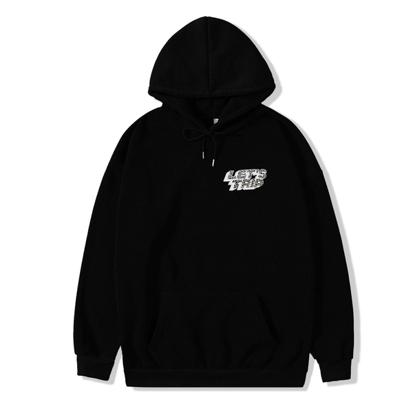 Let's Trip Alligator Hoodie - Black