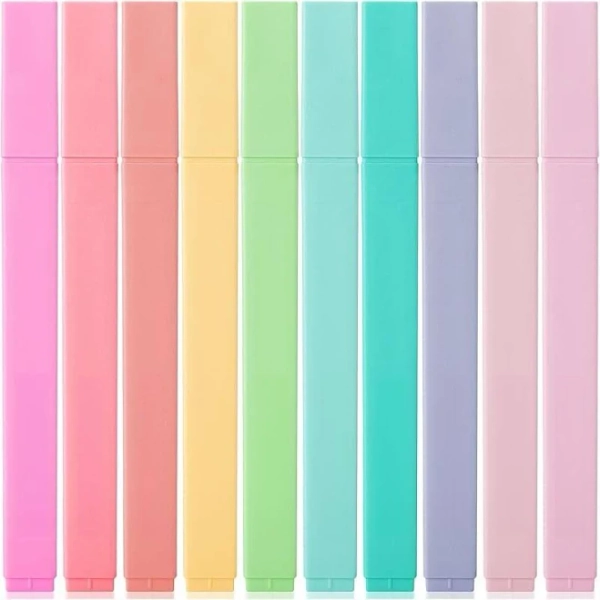 Mr. Pen Aesthetic Highlighters - 16 pcs, Chisel Tip, Assorted Pastel Colors, No Bleed Bible & General Use Highlighters, Perfect for Christmas Gifts &