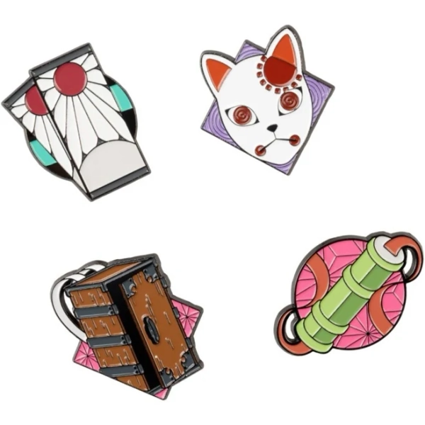 Demon Slayer Pin Set of 4
