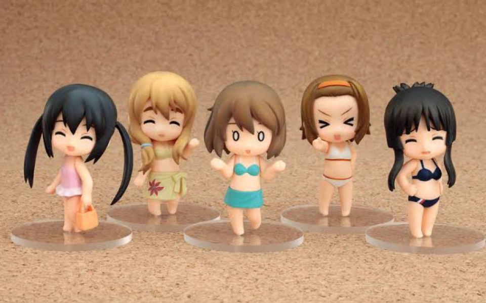 Nendoroid Petit k-on Swimsuit complete Good Smile Company Figure Set of 5
