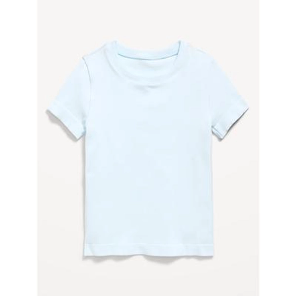 Fitted Seamless Ribbed Performance Top for Girls
