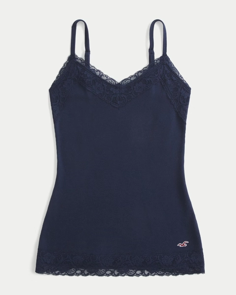 Lace Trim Layering Cami