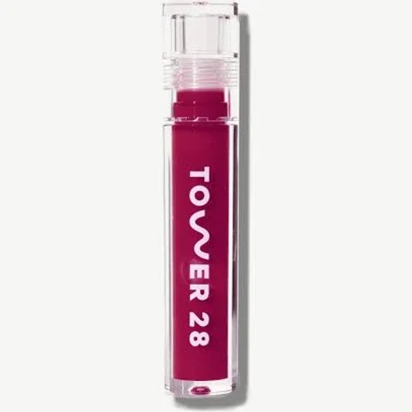 Tower 28 ShineOn Lip Jelly Oat (semi-sheer milky peachy pink)