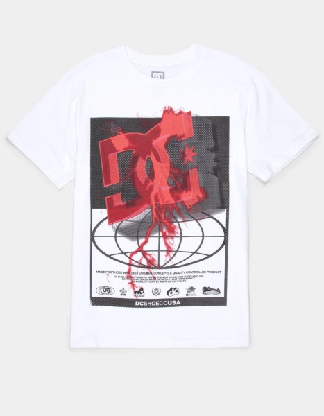 DC SHOES Global Storm Mens Tee - WHITE