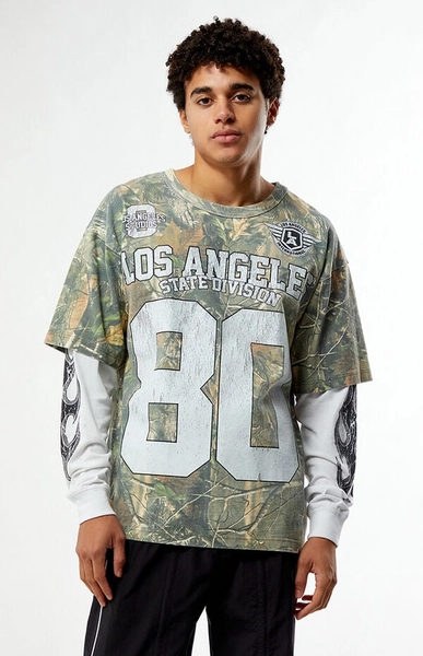 Camo LA Division 80 Layered Long Sleeve T-Shirt