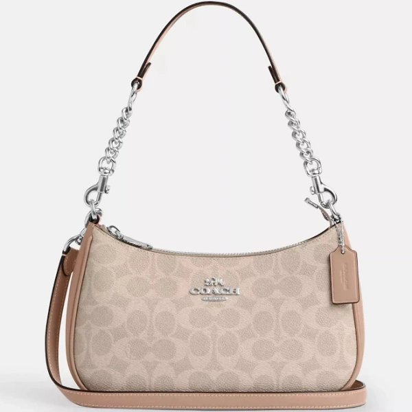 Coach Women's Teri Shoulder Bag in Signature Canvas