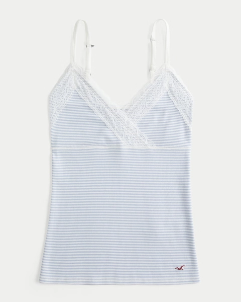 Wrap Lace Trim Layering Cami